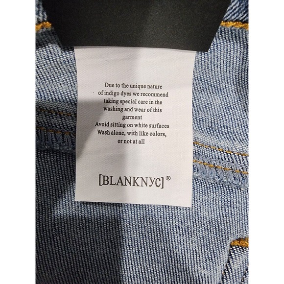 BLANKNYC Women's Size 28 light Blue The Great Jones High Rise Skinny Leg Jeans - Picture 4 of 7